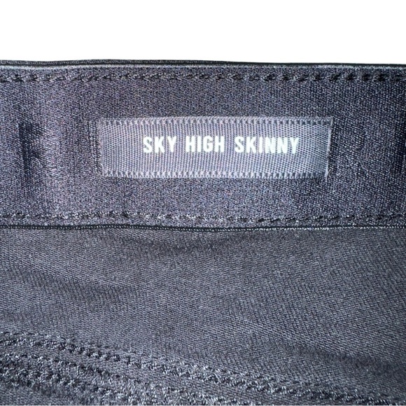 TORRID Sky High Skinny High Rise Denim Jeans Black Stretch Size 18T Tall - Picture 14 of 16